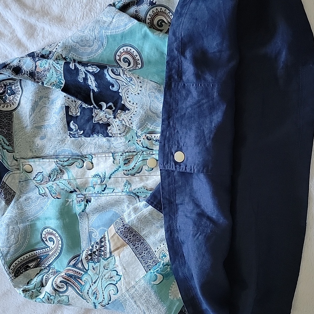 Chicos Fully Lined (Reversible?) Jacket. Multi-Pa… - image 2